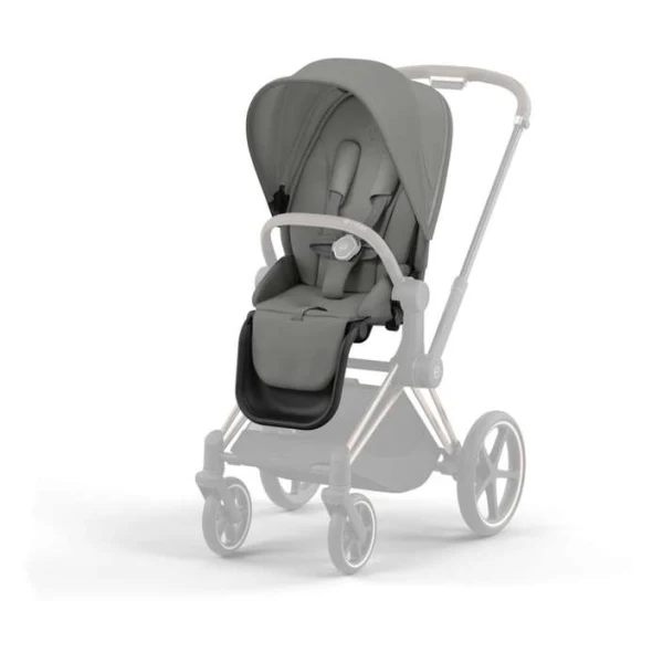 Sedishte za kolichka Cybex Priam Seat Pack vo siva boja