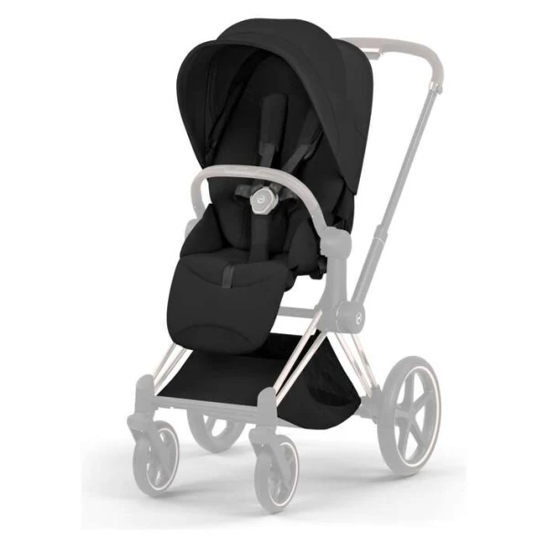 Cybex Priam Style sedishte za kolichka vo crna boja