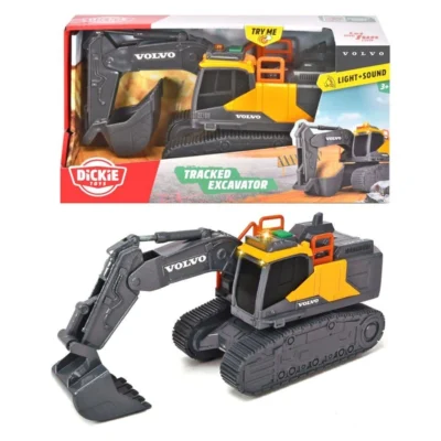 Багер Dickie Volvo Tracked Excavator со светло и звук, 23 см – дополнителен приказ 1