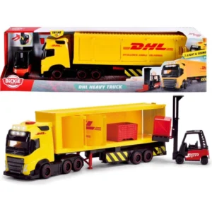 Камион Dickie Volvo FH16 DHL со виљушкар, 35 см – дополнителен приказ 1