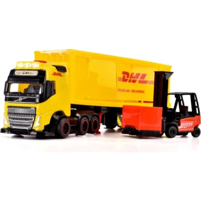 Камион Dickie Volvo FH16 DHL со виљушкар, 35 см – дополнителен приказ 2