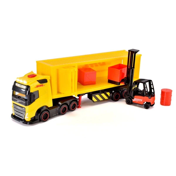 Камион Dickie Volvo FH16 DHL со виљушкар, 35 см – дополнителен приказ 3