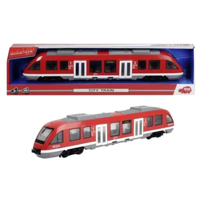 Црвен патнички воз Dickie City Train, 45 см, 1:43 – дополнителен приказ 1