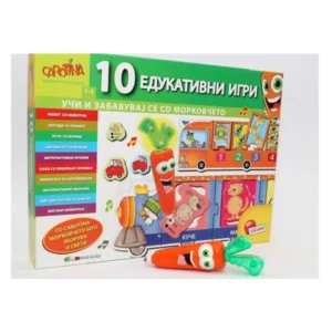 edukativni igri na makedonski – Edukativni igri na makedonski Lisciani Carotina 10 vo 1