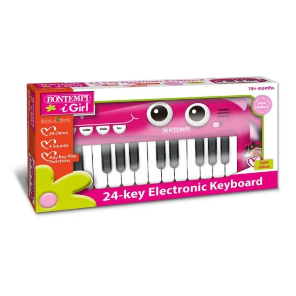 Bontempi elektronska klavijatura rozova – kutija