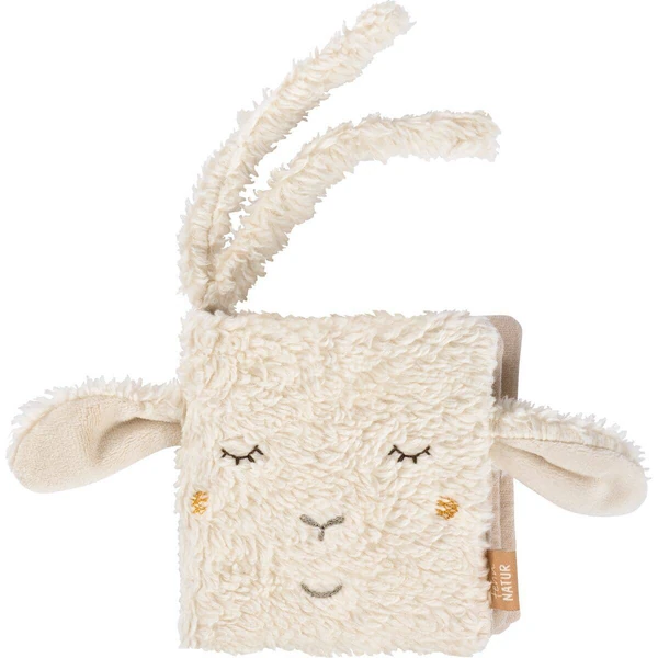 Меки сензорни книги Fehn – птица, овца, мече или коала – Овца Natur Sheep – мека книга