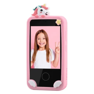Детски телефон Free 2 Play Kiddigit со камера и екран на допир – Kiddigit телефон – еднорог