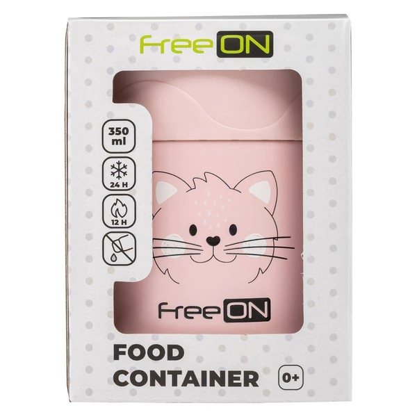 Термос за храна FreeON 350 ml, Маче или Лав – дополнителен приказ 3