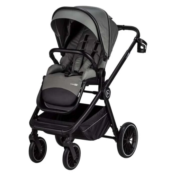 Kolichka 3 vo 1 FreeON Grand maslinesto zelena – pogled 2