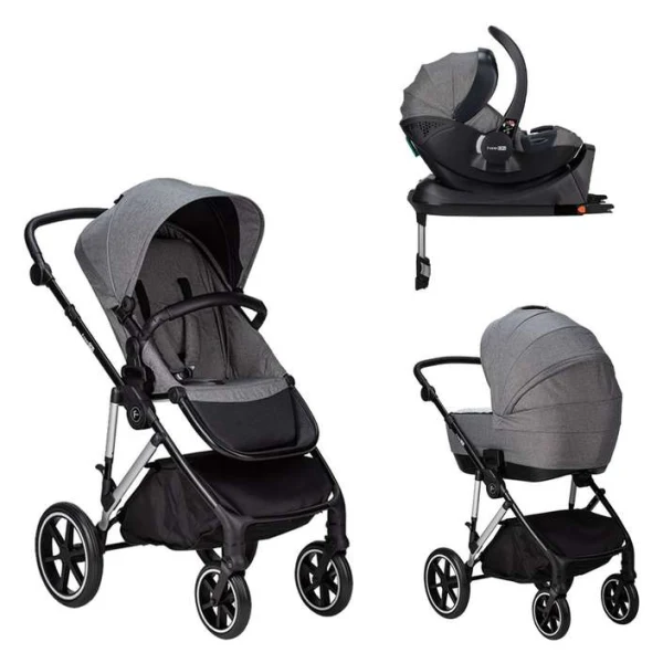 Kolichka 4 vo 1 FreeON Zen Deluxe vo temno siva boja