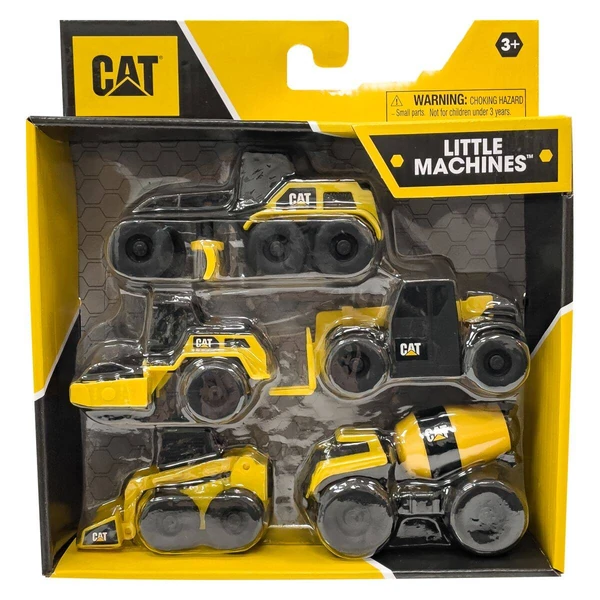 Комплет Funrise CAT Little Machines со 5 градежни возила – дополнителен приказ 3