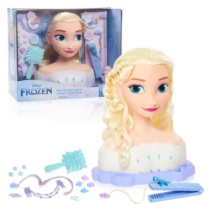Глава за фризури Elsa Frozen 2 Just Play со додатоци — главен приказ на моделот