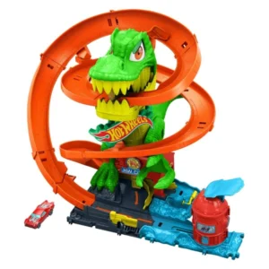 Патека Hot Wheels City T-Rex со пожарна станица – дополнителен приказ 1