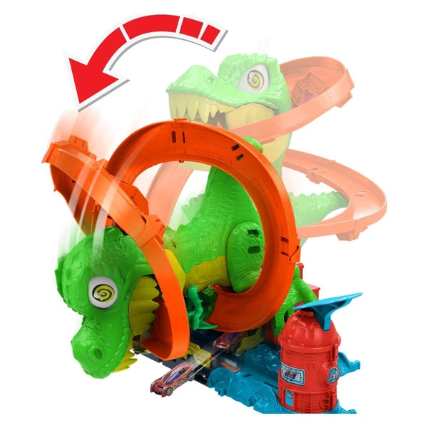 Патека Hot Wheels City T-Rex со пожарна станица – дополнителен приказ 3