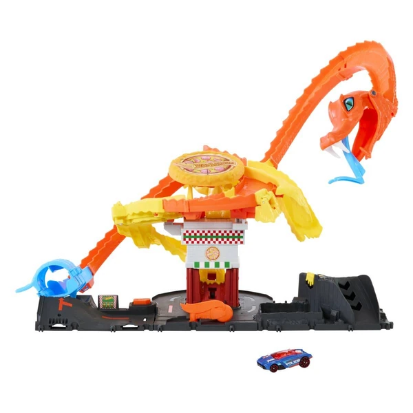 Пицерија со кобра Hot Wheels City Pizza Slam Cobra Attack – дополнителен приказ 1