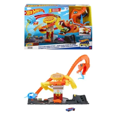 Пицерија со кобра Hot Wheels City Pizza Slam Cobra Attack – дополнителен приказ 2