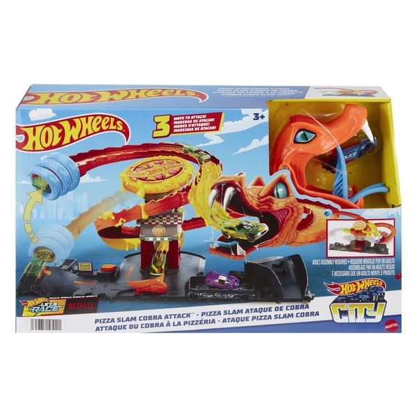 Пицерија со кобра Hot Wheels City Pizza Slam Cobra Attack – дополнителен приказ 3