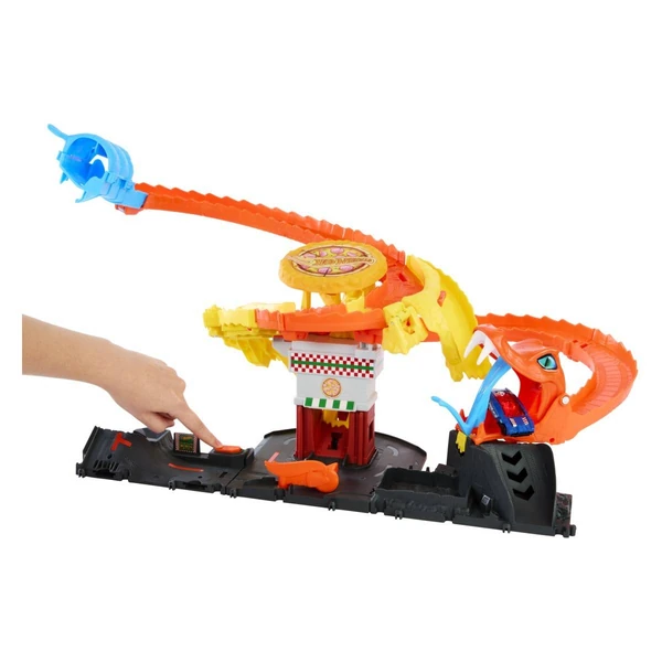 Пицерија со кобра Hot Wheels City Pizza Slam Cobra Attack – дополнителен приказ 7