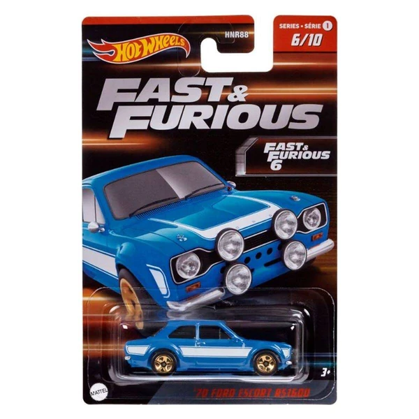 Автомобили Hot Wheels Fast & Furious – Ford и Dodge – Ford Escort RS1600