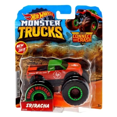 Возила Hot Wheels Monster Trucks со големи тркала – T-Rexcrash