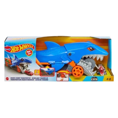 Транспортер ајкула Hot Wheels Shark Chomp со автомобил – дополнителен приказ 1