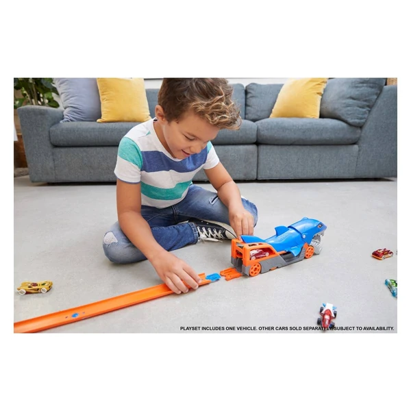 Транспортер ајкула Hot Wheels Shark Chomp со автомобил – дополнителен приказ 4