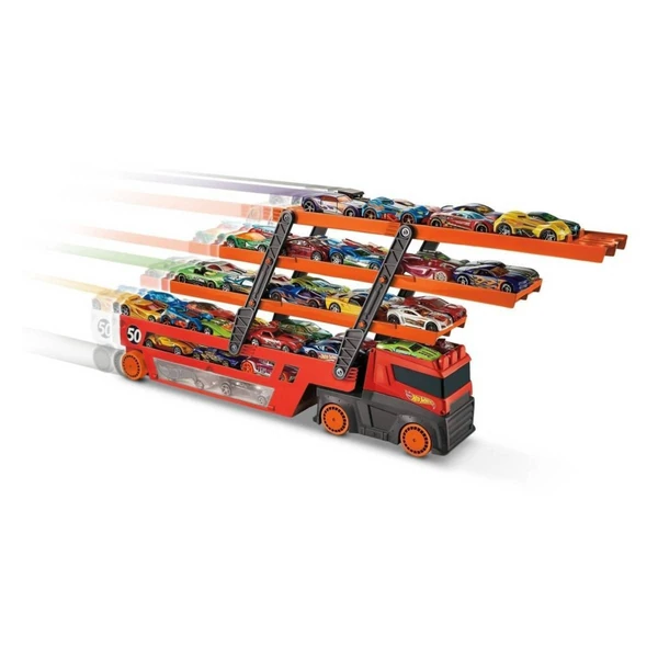 Транспортер Hot Wheels Mega Hauler за до 50 автомобили – дополнителен приказ 4