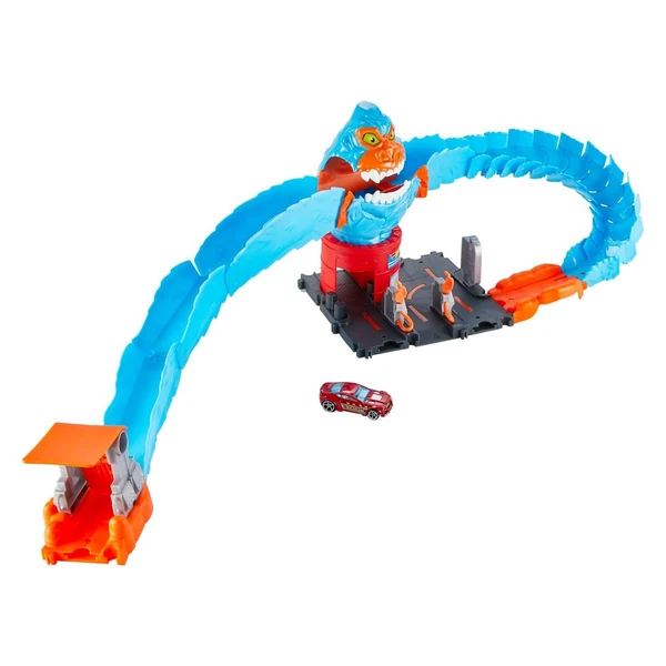 Сетови Hot Wheels City со опасни суштества и автомобил – Ајкула