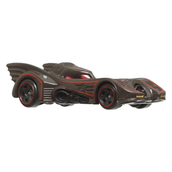 Тематски возила Hot Wheels – Batman, Gran Turismo и други модели – Batmobile со црвени детали