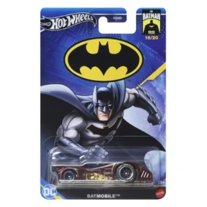 Тематски возила Hot Wheels – Batman, Gran Turismo и други модели – Бордо Batmobile во Batman пакување