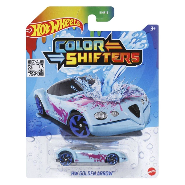 Автомобили што менуваат боја Hot Wheels Color Shifters, 1:64 – HW Golden Arrow
