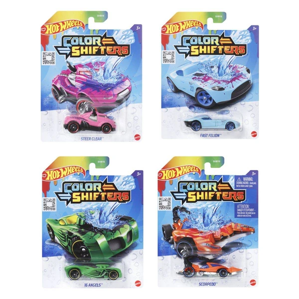Автомобили што менуваат боја Hot Wheels Color Shifters, 1:64 – дополнителен приказ 4