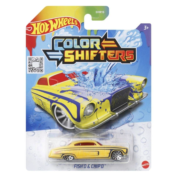 Автомобили што менуваат боја Hot Wheels Color Shifters, 1:64 – Fish'd & Chip'd