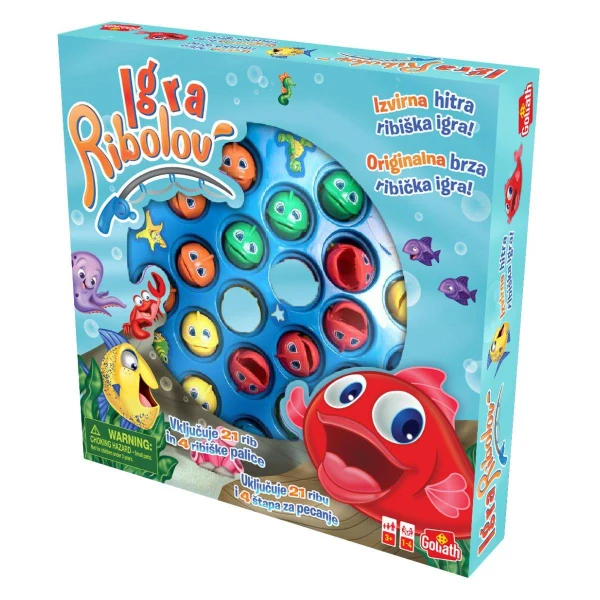 igra ribolov – Igra ribolov Goliath so vrtliva tabla i 21 riba