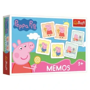 Игра за меморија Peppa Pig Trefl Memos 3+