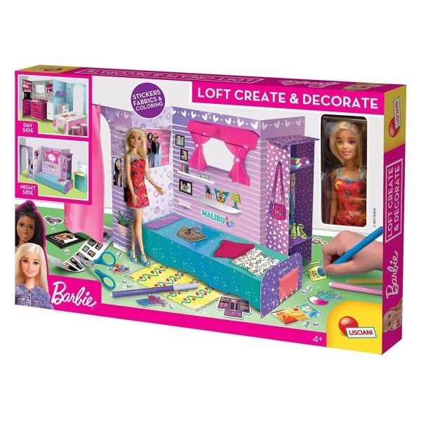 Креативен сет Lisciani Barbie My Night & Day Loft — главен приказ на моделот