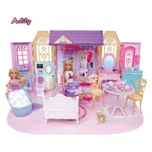 kukja za kukli Anlili – Kukja za kukli Anlili Masen Toys so kukla 29 sm i nad 50 delovi