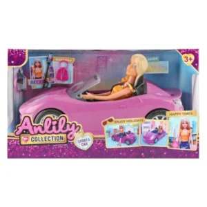 kukla Anlili so kabriolet – Kukla Anlili so kabriolet i selfi stap Masen Toys 29 sm