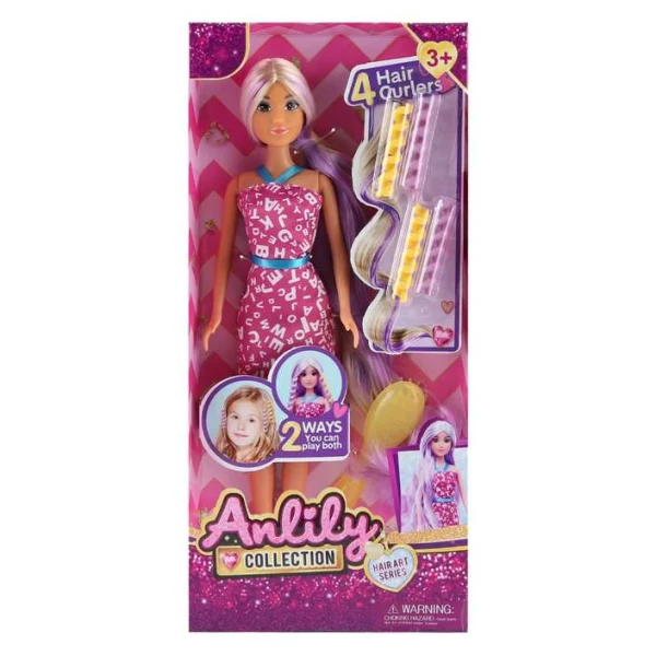 kukla Anlili so spirali za lokni – Kukla Anlili so spirali za lokni i cheshel Masen Toys 29 sm
