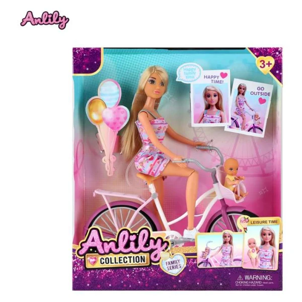 kukla Anlili so velosiped – pogled 3