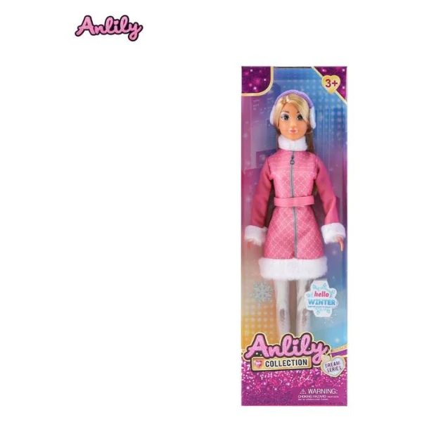 kukla Anlili vo zimsko palto – pogled 2
