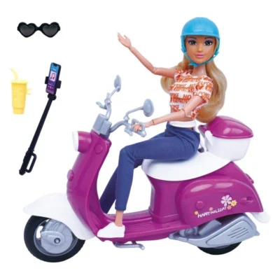 Кукла Анлили со скутер и додатоци Masen Toys — дополнителен приказ 2