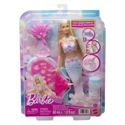 Кукла Barbie Bubble Sparkle сирена со меурчиња — дополнителен приказ 2