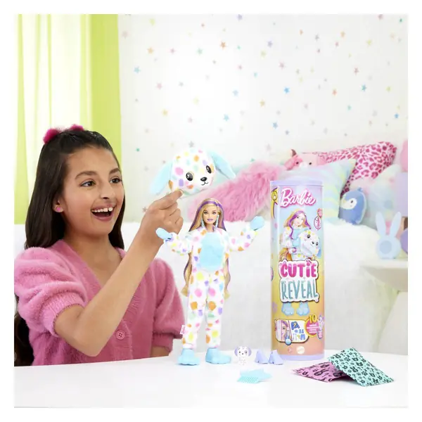 Кукла Barbie Cutie Reveal Color Dream, избор на животно — Далматинец — дополнителен приказ 3