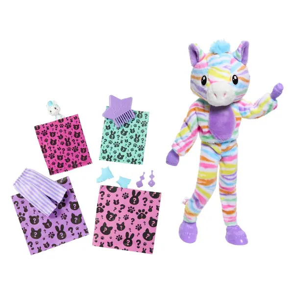 Кукла Barbie Cutie Reveal Color Dream, избор на животно — Зебра — дополнителен приказ 5