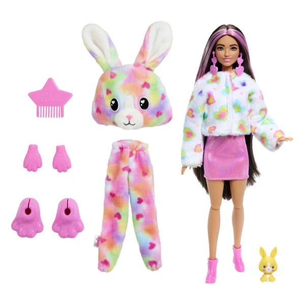 Кукла Barbie Cutie Reveal Color Dream, избор на животно — Зајаче — дополнителен приказ 3