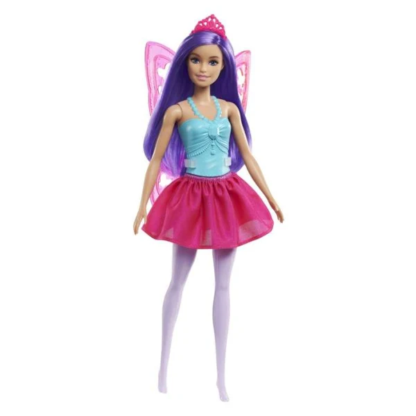 Barbie samovila peperutka – Kukla Barbie samovila peperutka so krilja i dolga violetova kosa