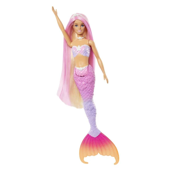 Кукла Barbie сирена што менува боја — Виолетова — дополнителен приказ 3