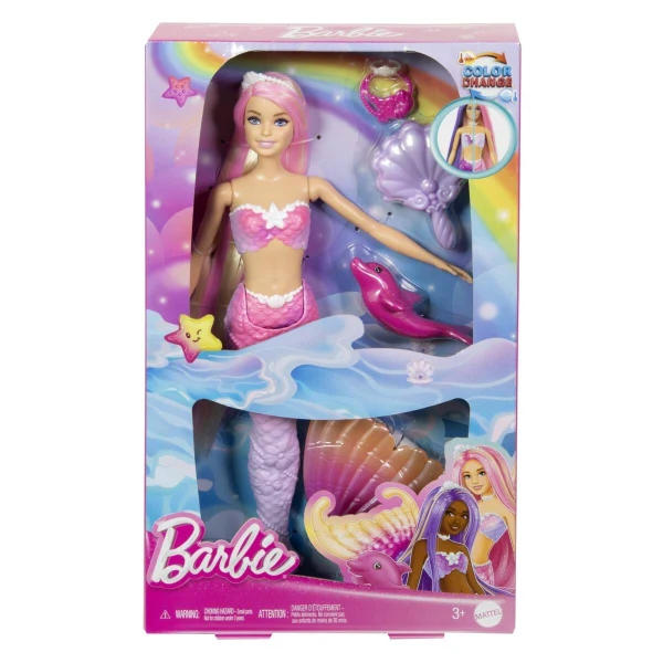 Кукла Barbie сирена што менува боја — дополнителен приказ 6