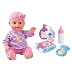 bebe Amore so set za kapenje – Kukla bebe Amore so set za kapenje, Dimian 36 sm